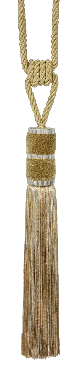 Photo of Single Tassel Tieback with Velvet Body