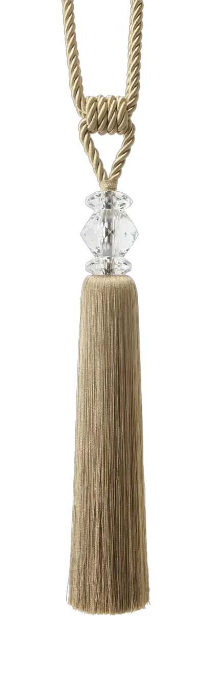 Photo of Swarovski Crystal Tassel Tieback