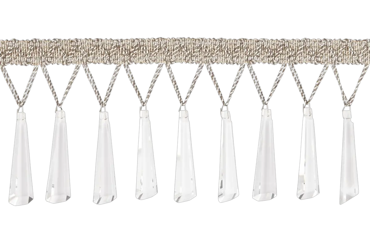 Photo of Long crystal fringe