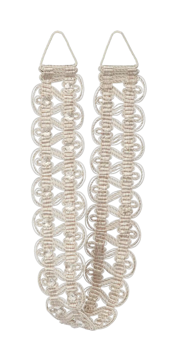 Photo of Crystal Button Gimp Braid Embrace