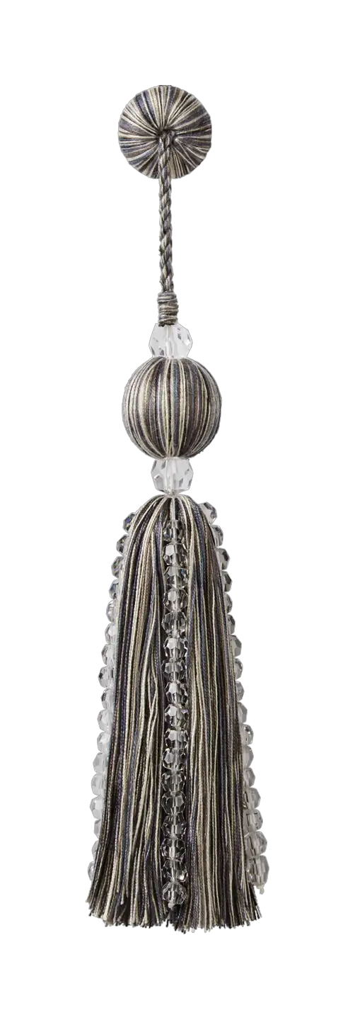 Photo of Crystal Key Tassel & Rosette