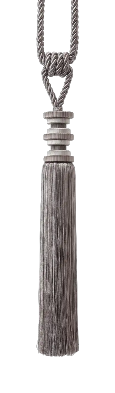 Photo of Yarn Disc Tassel Tieback