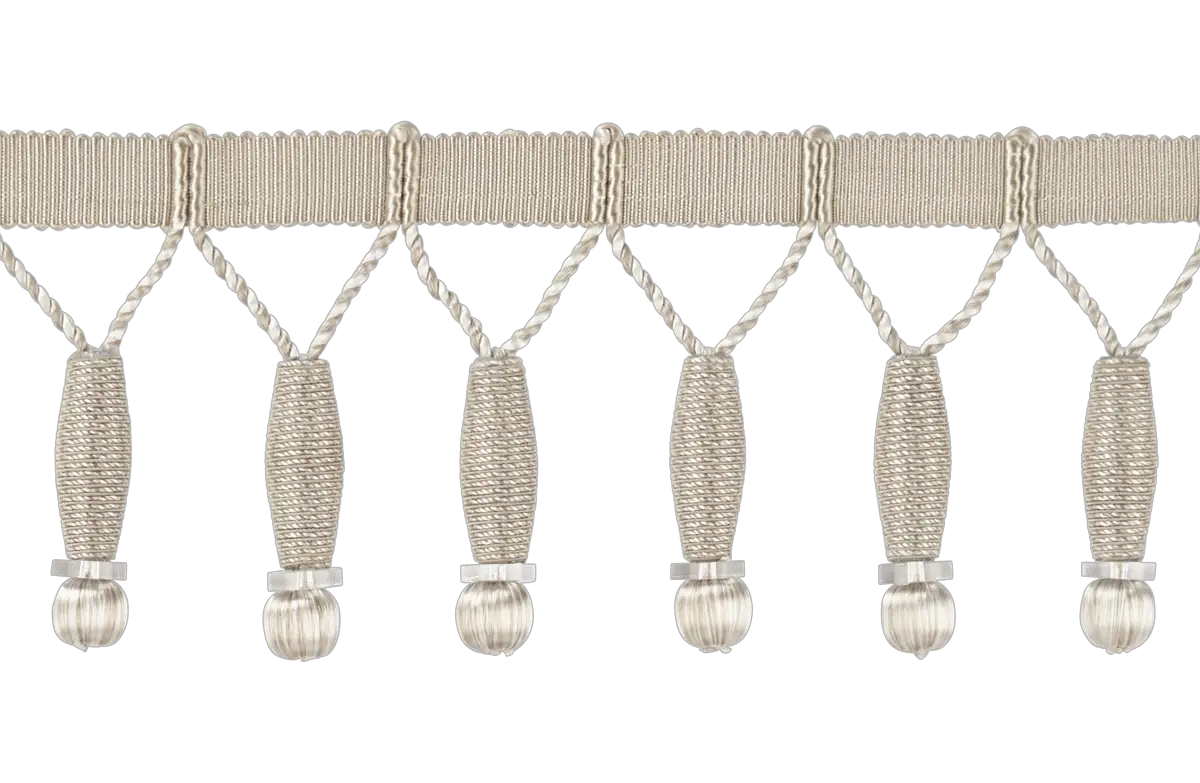 Photo of V-Hanger Fringe with Glass Disc Hangers