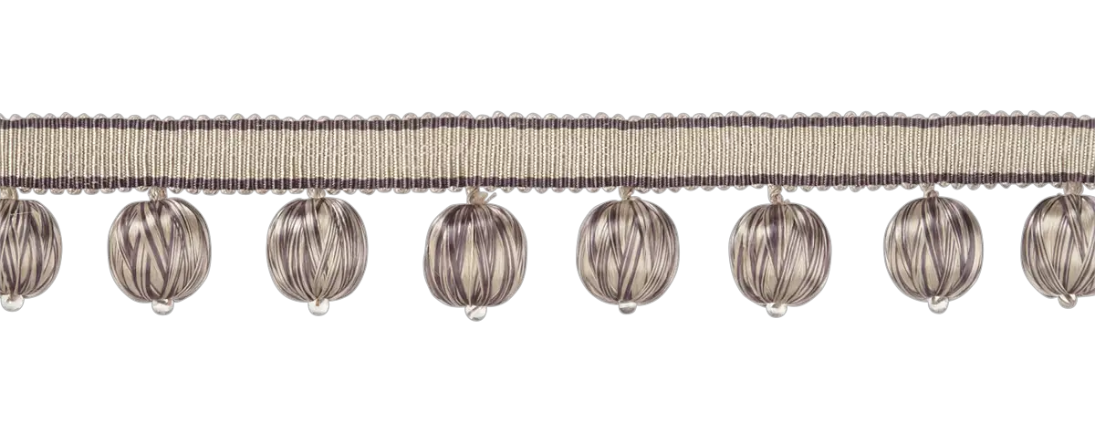 Photo of Cross Wrapped Yarn Ball Fringe