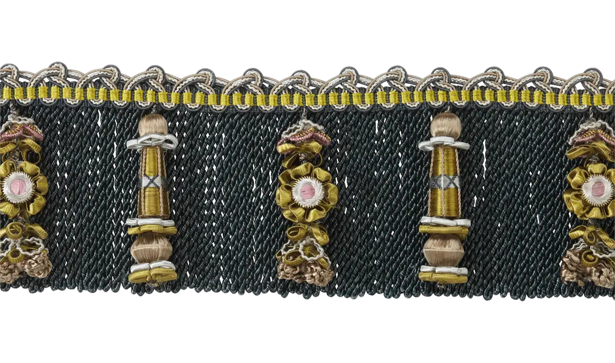 Photo of Braid Top Bullion fringe with Hangers & Jasmines