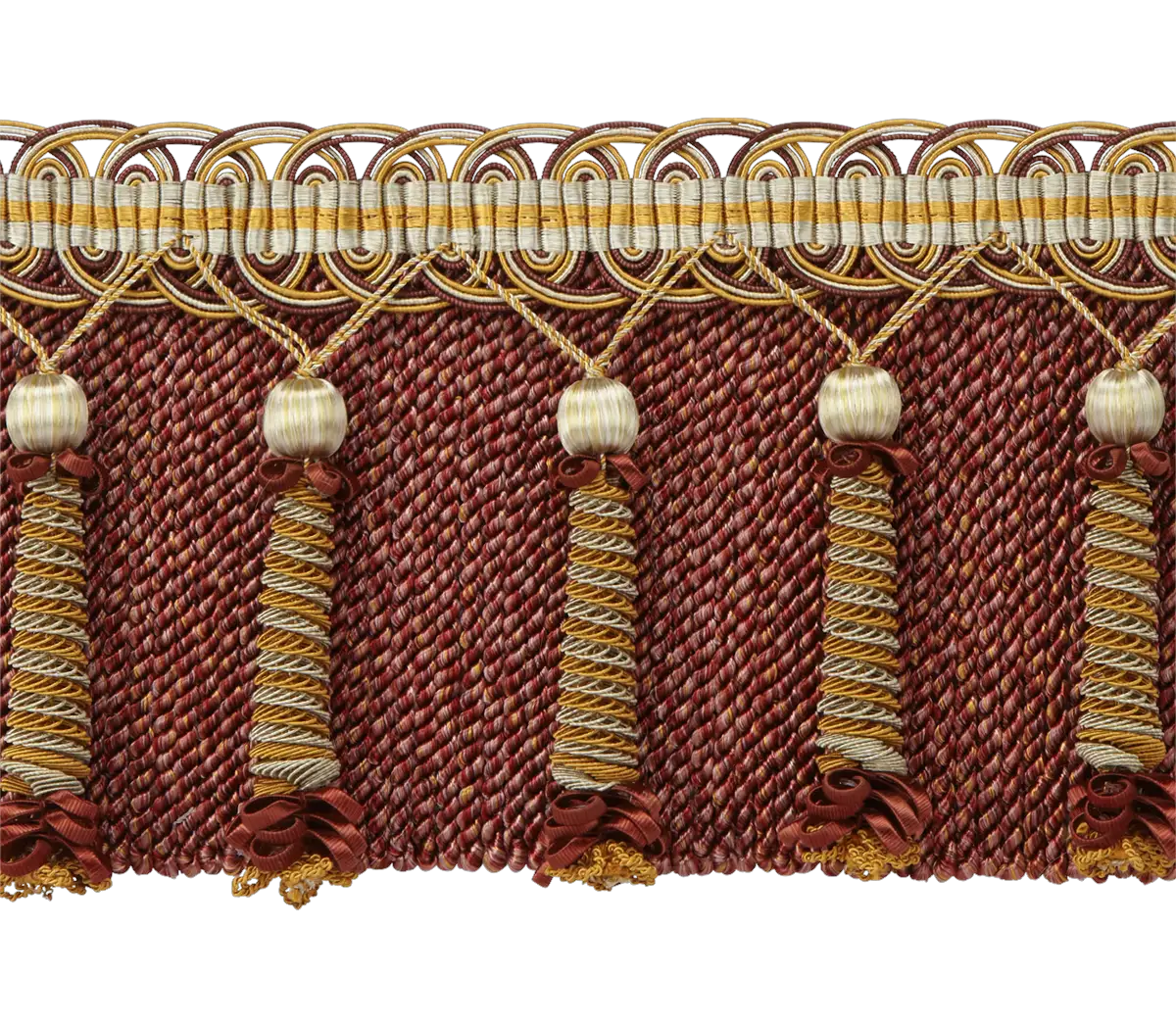Photo of Braid Top Bullion Fringe with Torsades