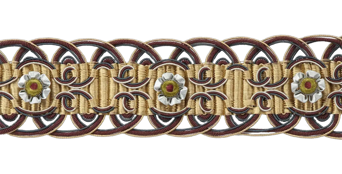 Photo of Wide Braid with Button Rosettes